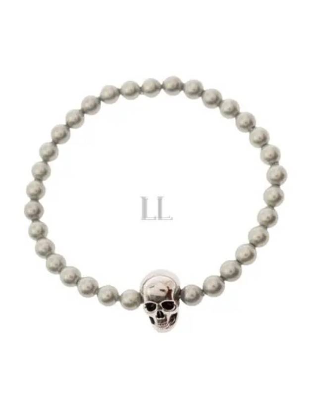 Men's Skull Bracelet Silver - ALEXANDER MCQUEEN - BALAAN 2