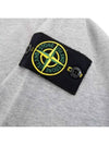 Wappen Patch Crew Neck Sweatshirt Grey - STONE ISLAND - BALAAN 3