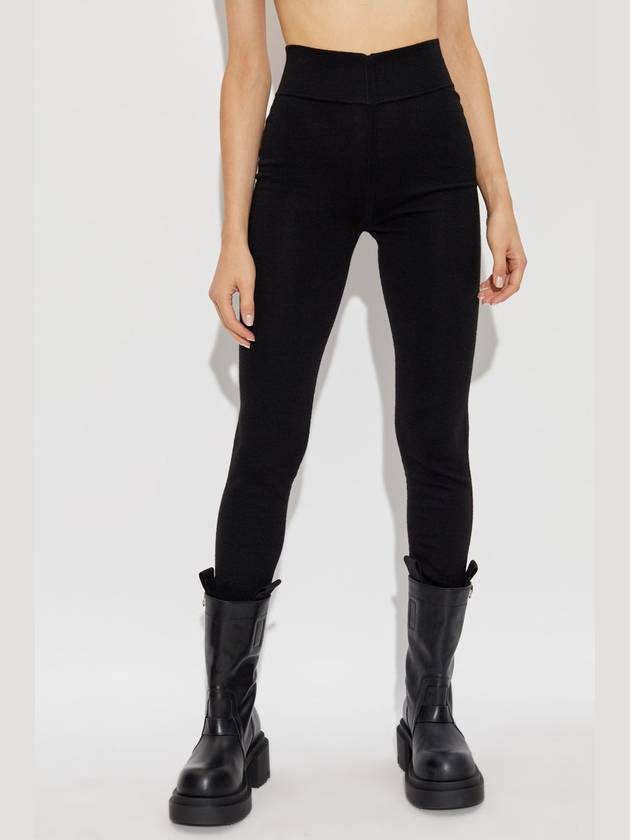 Rick Owens Wool Leggings, Women's, Black - RICK OWENS - BALAAN 3