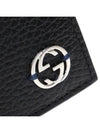 GG Interlocking Two Tone Half Wallet Black - GUCCI - BALAAN 9