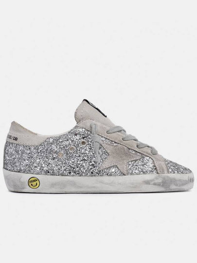 Kids Glitter Sneakers Silver - GOLDEN GOOSE - BALAAN 2