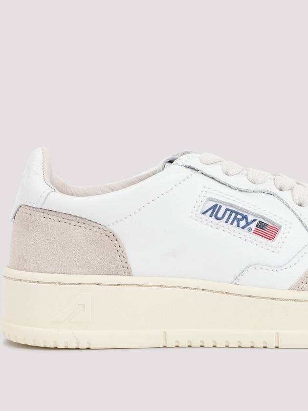 Medalist Goatskin Low Top Sneakers White - AUTRY - BALAAN 5