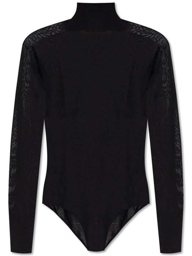 black wool bodysuit - ALAIA - BALAAN 2