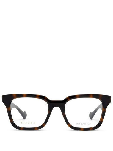 Eyewear GG Square Eyeglasses Brown - GUCCI - BALAAN 1