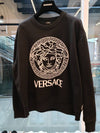 Logo Medusa Women's Sweatshirt Black 10041321A011741B000 - VERSACE - BALAAN 1