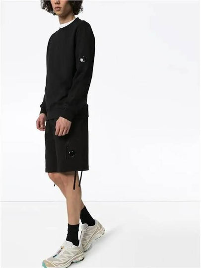 Lens Wappen Diagonal Shorts Black - CP COMPANY - BALAAN 2