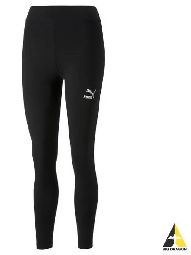 Classic High Waist Leggings Black 535612 01 - PUMA - BALAAN 1