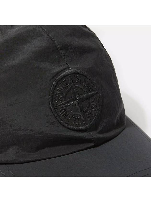 Nylon Metal Econyl Ball Cap Black - STONE ISLAND - BALAAN 4