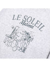 Brushed Options x Mas Teddy Bear Sweat Shirts MELANGE GRAY - LE SOLEIL MATINEE - BALAAN 4