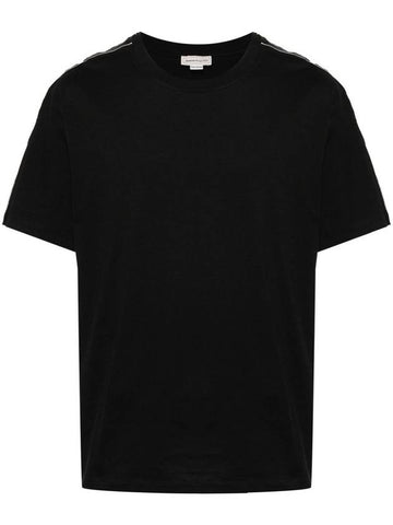 Alexander McQueen Contrast Band T-Shirt - ALEXANDER MCQUEEN - BALAAN 1