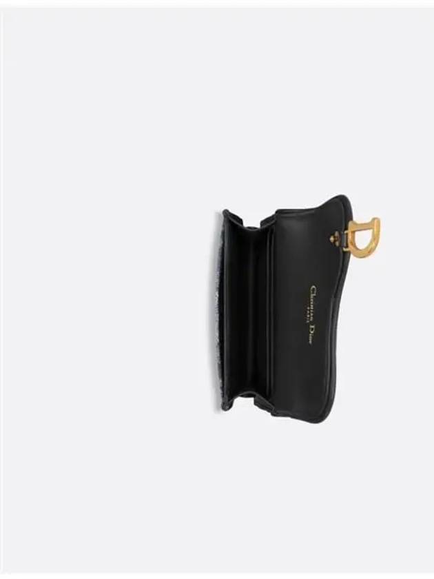 Saddle Bloom Card Wallet Oblique S5611CDCE - DIOR - BALAAN 3