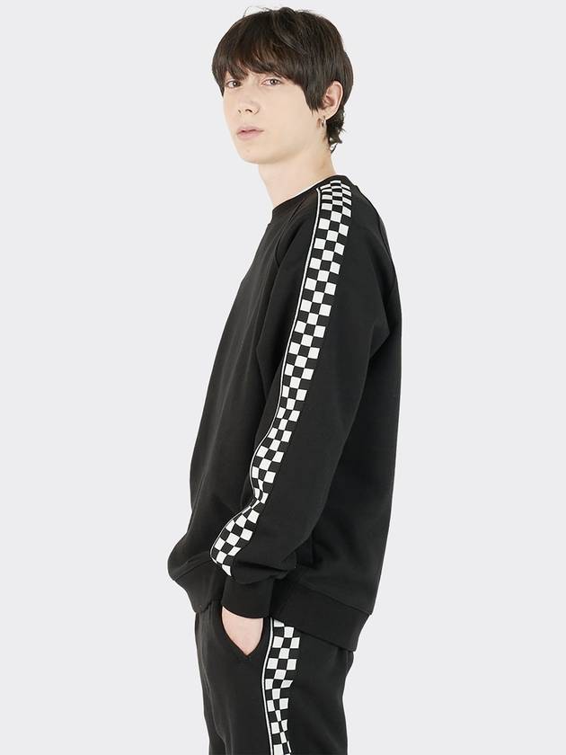 Checkerboard String Sweatpants Black - AOX - BALAAN 3