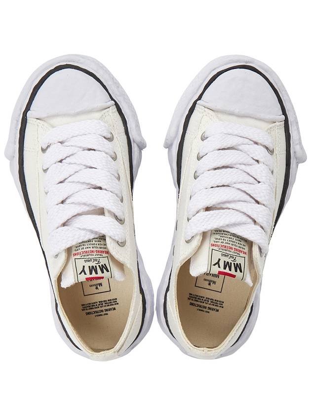 Peterson23 OG Sole Canvas Low Top Sneakers White - MAISON MIHARA YASUHIRO - BALAAN 3