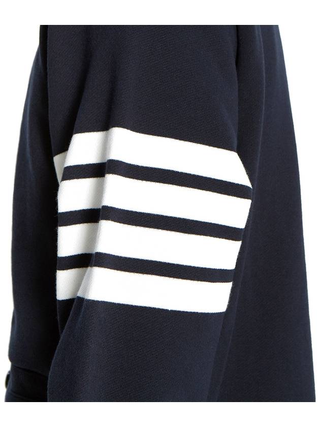 Classic V-Neck 4 Bar Stripe Cardigan Navy - THOM BROWNE - BALAAN 9