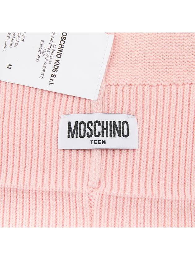 Kids Beanie HUX020 LHE43 50209 - MOSCHINO - BALAAN 5