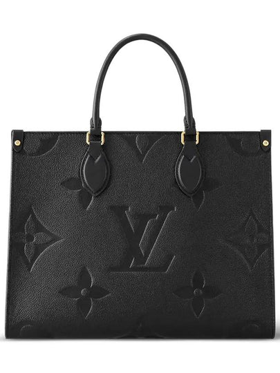 OnTheGo Monogram Empreinte Leather Tote Bag Black - LOUIS VUITTON - BALAAN 2