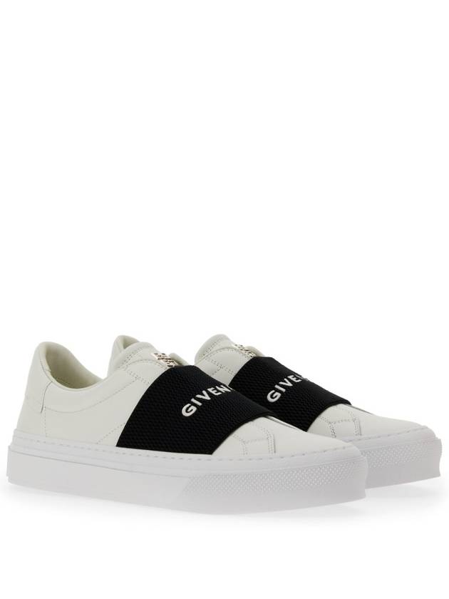 City Banding Logo Low Top Sneakers White - GIVENCHY - BALAAN 4