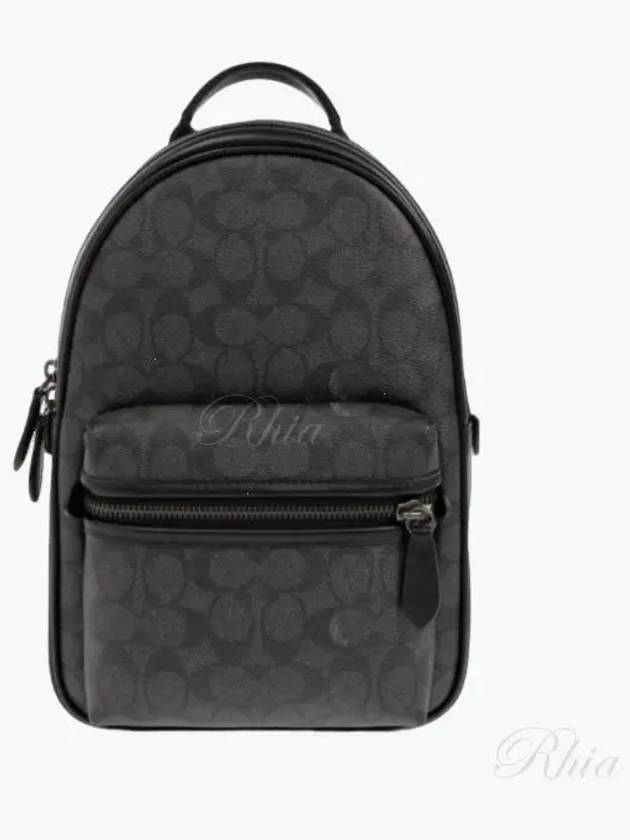 Charter Leather Monogram Backpack CP126 - COACH - BALAAN 2