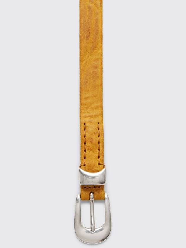 Women's Leather Belt Saffron - OUR LEGACY - BALAAN 3