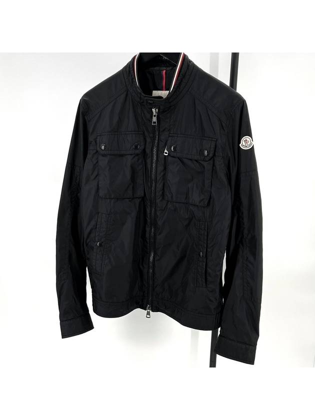 Windbreaker zip up jacket black size 5 - MONCLER - BALAAN 1