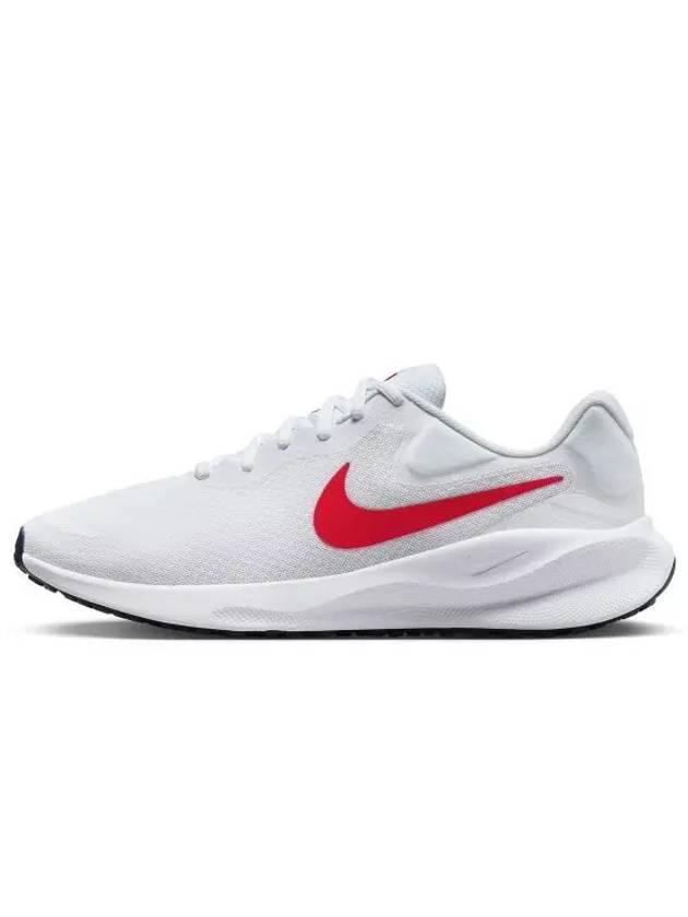 Revolution 7 Low Top Sneakers White Red - NIKE - BALAAN 2