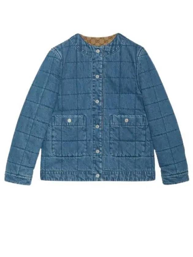 Reversible Denim Jacket Blue - GUCCI - BALAAN 2