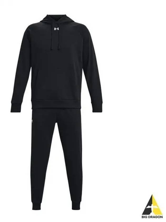 Men's UA Rival Fleece Suit Black - UNDER ARMOUR - BALAAN 2