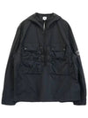 Chrome R Lens Hooded Jacket Black - CP COMPANY - BALAAN 3