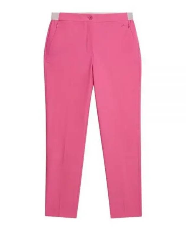 Women's Elle Stretch Straight Pants Azalea Pink - J.LINDEBERG - BALAAN 2