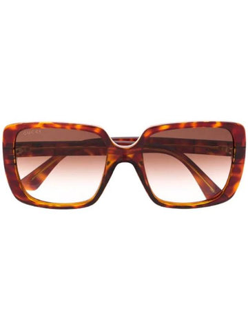 Eyewear Square Frame Sunglasses GG0632S002 - GUCCI - BALAAN 1