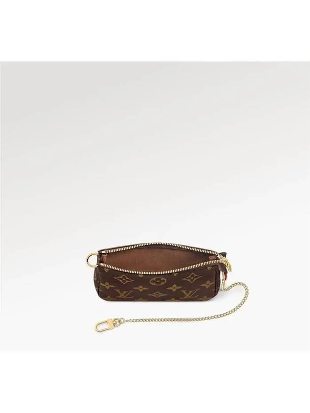 Monogram Mini Pochette Shoulder Bag Brown - LOUIS VUITTON - BALAAN 4