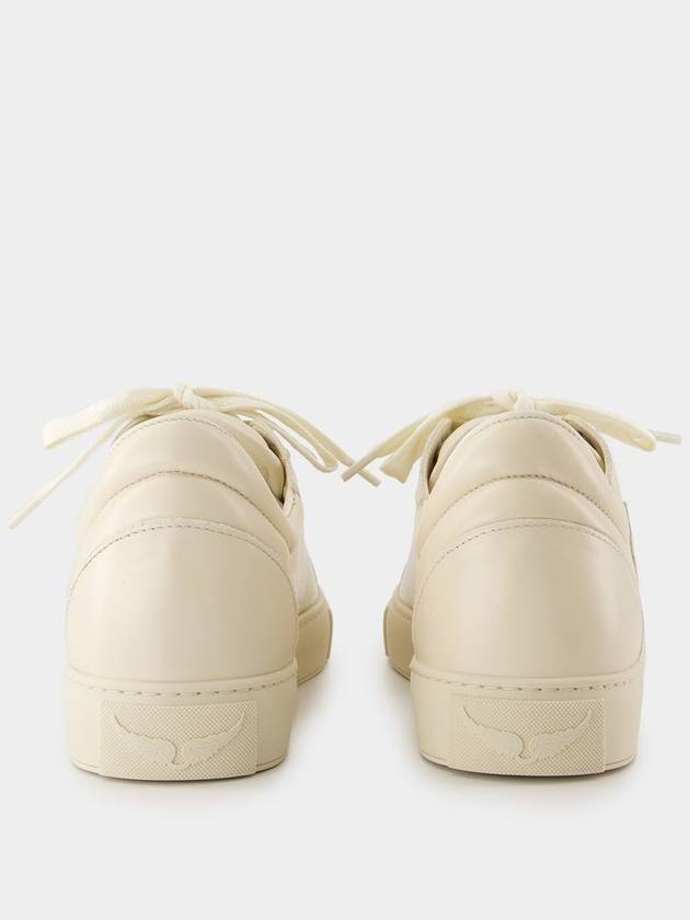 Fly On Sneakers - Zadig & Voltaire - Leather - White - ZADIG & VOLTAIRE - BALAAN 3