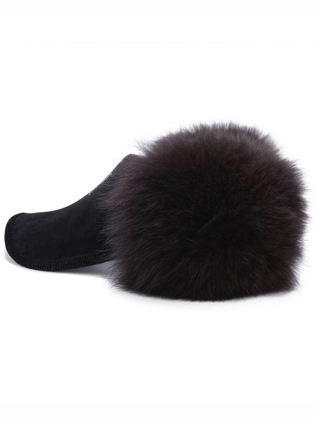 Official W REAL FUR SNOW WINTER VISOR BK - ANEWGOLF - BALAAN 3