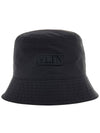 logo bucket hat black - VALENTINO - BALAAN.