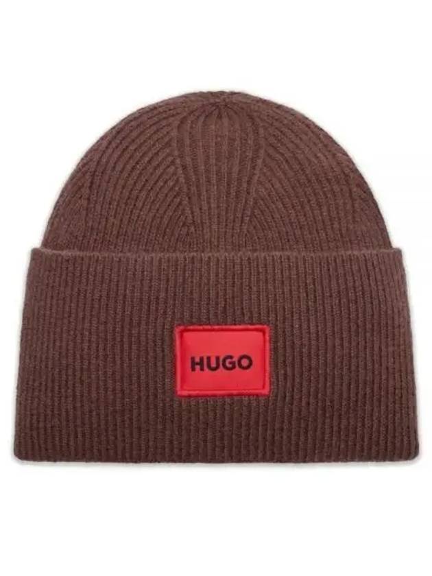 Logo Beanie Brown - HUGO BOSS - BALAAN 2