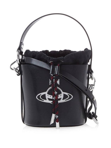 Daisy Drawstring Small Bucket Bag Black - VIVIENNE WESTWOOD - BALAAN 1