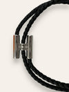 Tunis Tresse Black Silver Men's Bracelet H068406F - HERMES - BALAAN 3