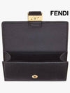 FF Baguette Flap Card Wallet Black - FENDI - BALAAN 5