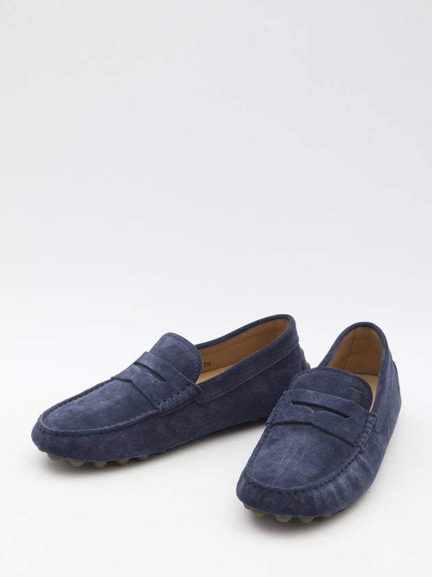 Gommino Bubble Suede Driving Shoes Navy - TOD'S - BALAAN 6