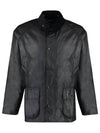 Bedale Wax Half Lined Jacket Black - BARBOUR - BALAAN 2