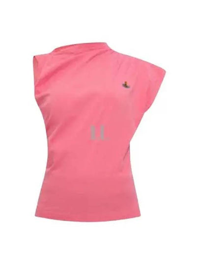 Women's Embroidered Logo Sleeveless Pink - VIVIENNE WESTWOOD - BALAAN 2