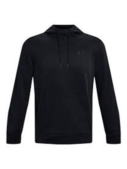 Men's UA Armor Fleece Hoodie Black - UNDER ARMOUR - BALAAN 2