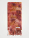 [ACNE STUDIOS] MOHAIR SCARF FN-UX-SCAR000290 BURGUNDY RED/MAUVE PINK - ACNE STUDIOS - BALAAN 1