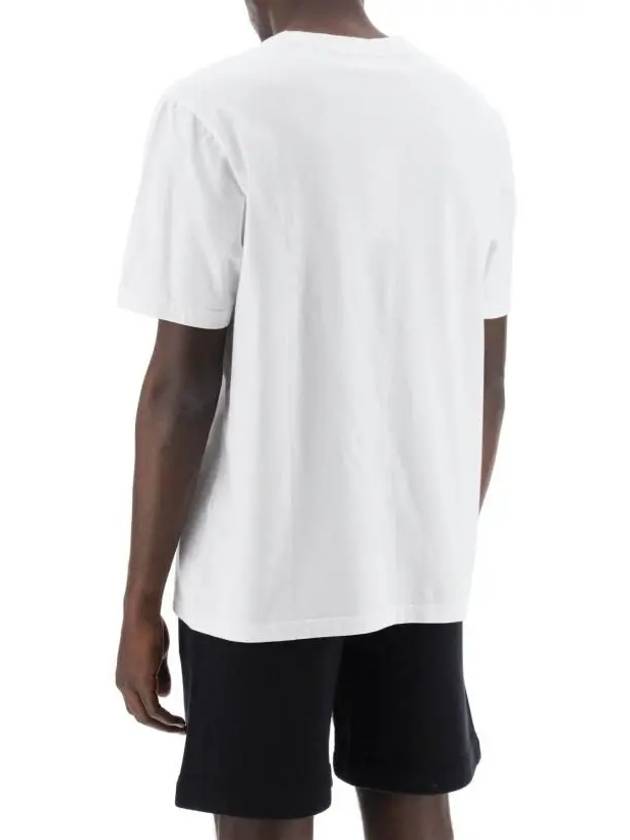 Speedy Fox Patch Comfort Short Sleeve T-Shirt White - MAISON KITSUNE - BALAAN 4