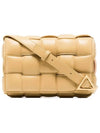 Gold Padded Cassette Cross Bag Almond - BOTTEGA VENETA - BALAAN 1