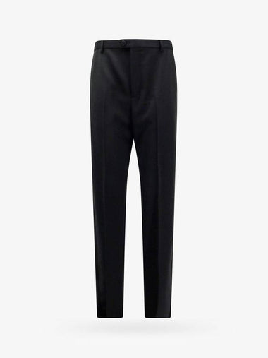 24 ss Wool Smoking Pants WITH Satin PROFILES 777361Y7E631000 B0651012422 - SAINT LAURENT - BALAAN 1