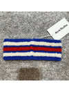 Small Face Logo Terry Headband Sapphire Blue Multi (C40209 CSK) - ACNE STUDIOS - BALAAN 3