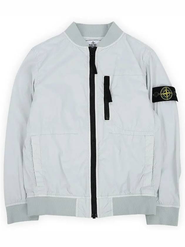 Kids Wappen Patch Bomber Jacket Green - STONE ISLAND - BALAAN 3