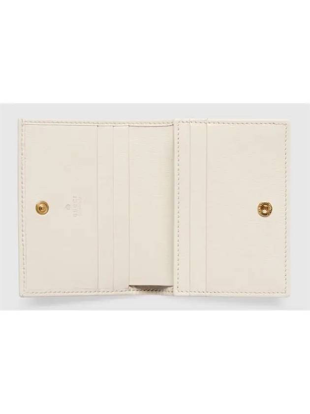 Horsebit 1955 Bifold Card Wallet White - GUCCI - BALAAN 3