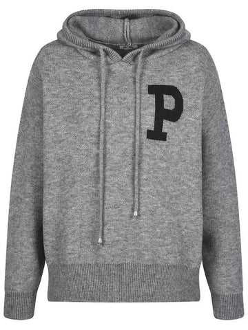 P loose fit hooded knit MK4SP380 - P_LABEL - BALAAN 1